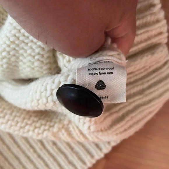 - Babaa Cardigan no17 Natural - Picture 8 of 8